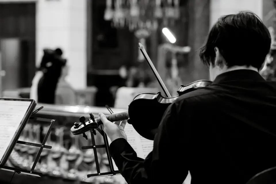 Violinista del Cuarteto Assai